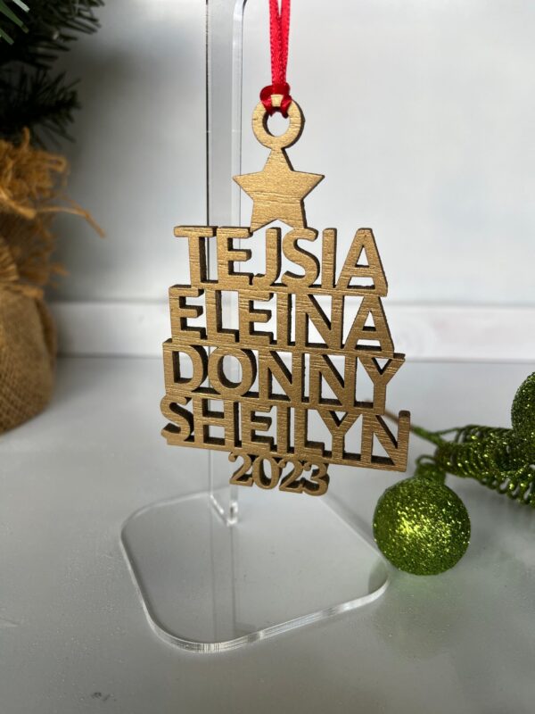 Personalized family ornaments - Image 2