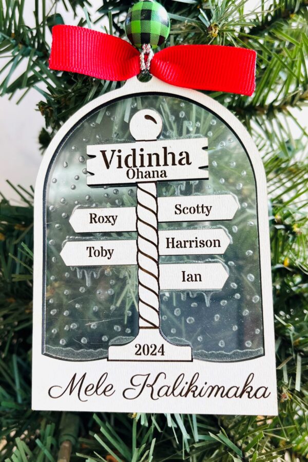 Personalized North Pole Family Ornament – A Magical Holiday Keepsake - Image 4