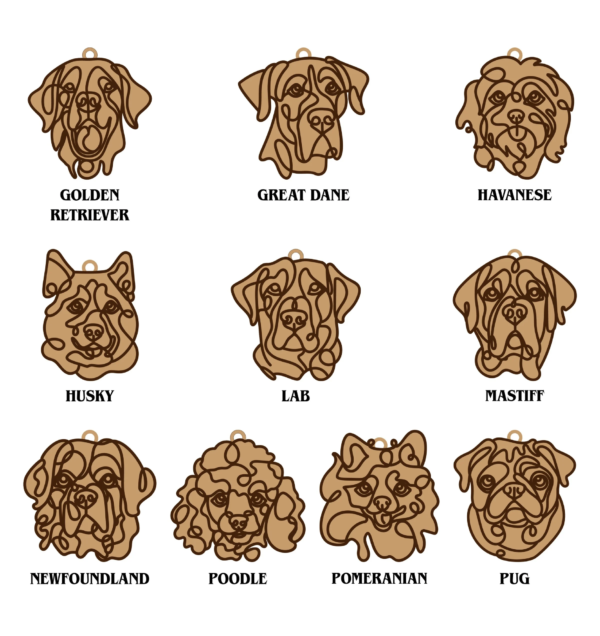 Personalized Dog Breed Ornaments - Image 4